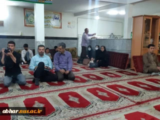 حضور سرپرست دانشکده فنی وحرفه ای ابهر در جلسات شورای اداری (دیدار چهره به چهره با مردم) به مناسبت هفته دولت