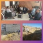 حضور رئیس اداره راه و ترابری و حمل و نقل جاده ای شهرستان ابهر و برگزاری جلسه و نشست با دکتر صبوری و مسئولین دانشکده فنی وحرفه ای ابهر