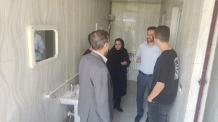 در راستای کنترل و نظارت  بر وضعیت خوابگاه دانشجویی انجام گرفت:
بازدید رئیس و معاون آموزشکده ملی مهارت ابهر از مجتمع رفاهی و خوابگاه دانشجویی  شهید شهریاری آموزشکده ابهر
 2