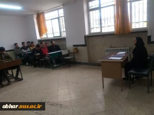 در راستای معرفی جایگاه دانشگاه ملی مهارت  ورشته های تحصیلی  و جذب هنرجویان در مراکز دانشگاه ملی مهارت واحد استان زنجان انجام شد:حضورمعاونت وکارشناسان آموزشکده ابهردر هنرستان های شهید بهشتی و باقرالعلوم شهرستان ابهر
 2