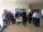 برپایی ایستگاه سلامت و پایش فشار خون در آموزشکده ملی مهارت ابهر همزمان با گرامیداشت اولین سالگرد شهدای خدمت