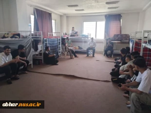 با حضور رابط دفتر مشاوره آموزشکده ملی مهارت ابهردرخوابگاه دانشجویی  برگزارگردید :
 کارگاه آموزشی آشنایی با آسیب های اجتماعی تحت عنوان" نه به موادمخدر"
 2