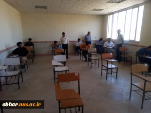 در روز پایانی برگزاری امتحانات نیمسال دوم 1404-1403 بازدید مسئولین استانی از امتحانات آموزشکده پسران ابهر
 2
