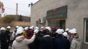 درهفته پژوهش وفناوری برگزارگردید  بازدید دانشجویان آموزشکده ملی مهارت پسران ابهر از مجتمع فولاد البرز ناب آرش 2