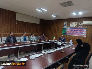 برگزاری  نشست تبیینی با عنوان  "دشمن شناســی" در آموزشکده ملی مهارت پسران ابهر
به مناسبت چهل و هفتمین سالگرد پیروزی شکوهمند انقلاب اسلامـــی 2