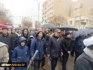 حضور سرپرست و کارکنان آموزشکده ملی مهارت ابهر در راهپیمایی - روز قدس۱۴۰۴ 2