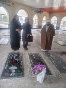 سرپرست ‌و کارکنان آموزشکده ملی مهارت ابهر با حضور برمزار شهدای جنگ رمضان شهرستان ابهر، یاد شهدای مقاومت را گرامی داشتند 2