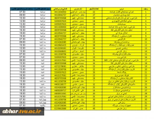 اطلاعیه مهم زمانبندی جدید کلاسهای درس 2