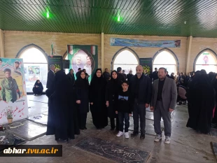 مراسم گرامیداشت اربعین شهادت رهبر و امام امت اسلامی و شهدای جنگ رمضان درگلزار شهدای شهرستان ابهر برگزار گردید. 4