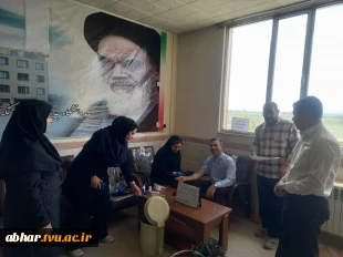 شرکت سرپرست و کارکنان آموزشکده ملی مهارت ابهر در طرح پویش ملی سلامت 4