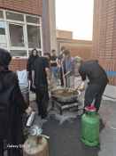 حضور جمعی از کارکنان و دانشجویان آموزشکده ملی مهارت پسران ابهر در مراسم تشییع رهبــر شهید انقلاب اسلامی  4