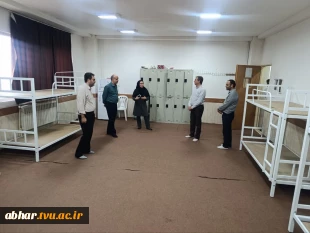 بازدید رئیس آموزشکده ملی مهارت ابهــر از روند آماده سازی خوابگاه و سرای دانشجویی شهید شهریاری
 2
