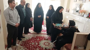 دیدار رئیس آموزشکده ملی مهارت ابهر با خانواده شهید نادری و مهری به مناسبت هفته دفاع مقـدس 5